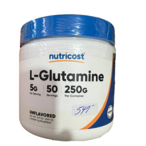 Nutricost L-glutamina Polvo 250g Suplemento Deportivo
